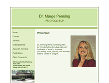 Tablet Screenshot of margepenning.com